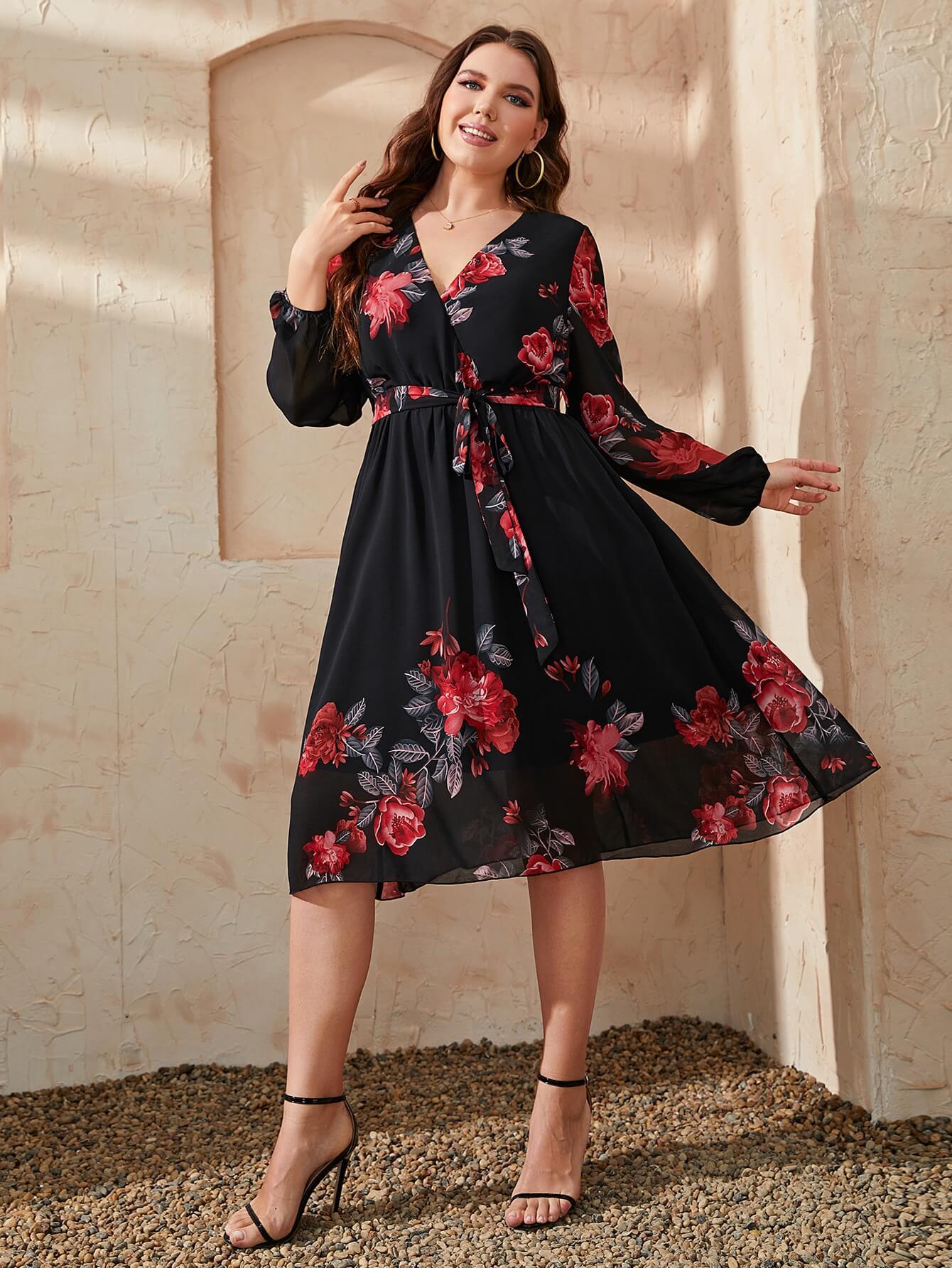 Women’s Wrap Dress Venise Plus Size
