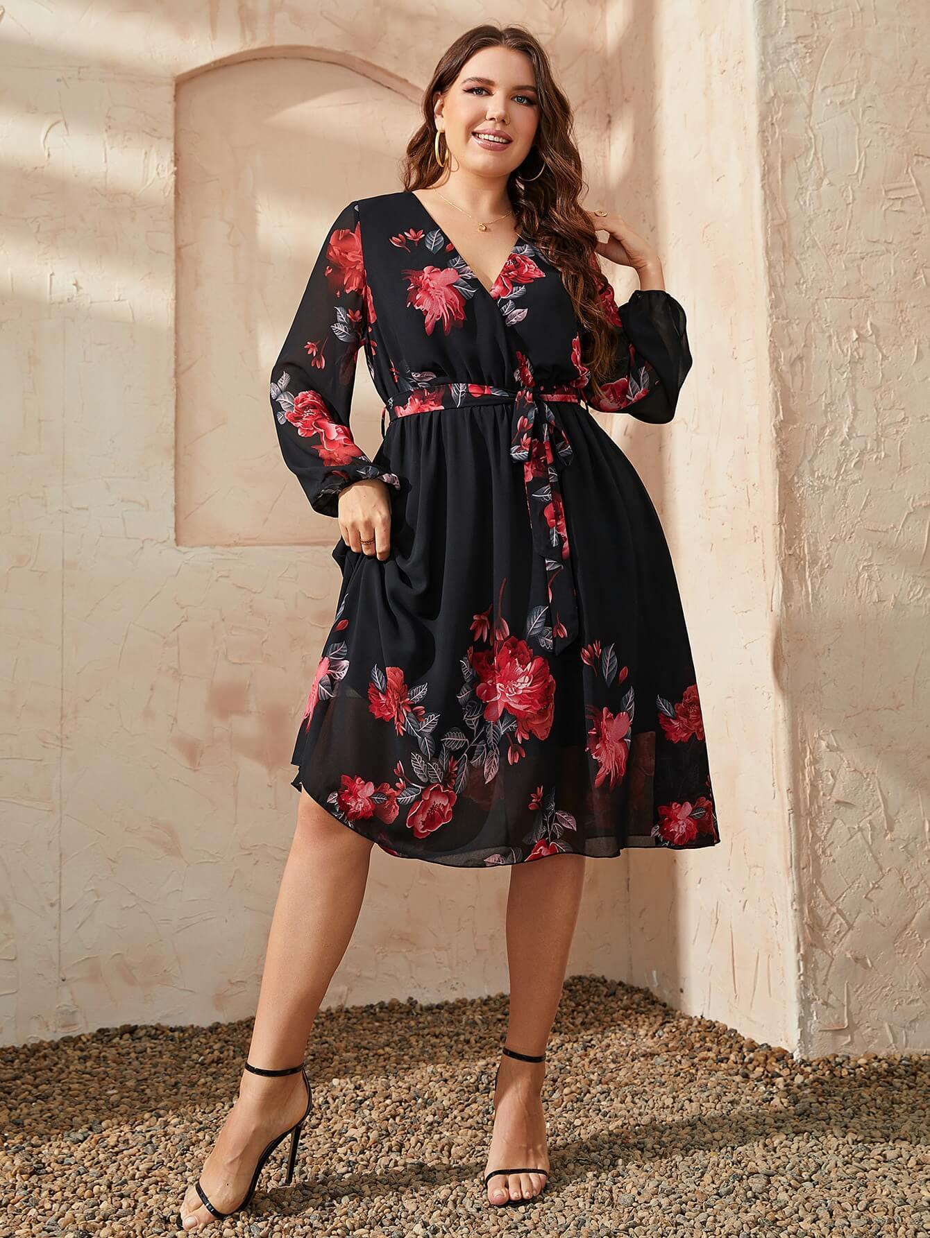 Women’s Wrap Dress Venise Plus Size