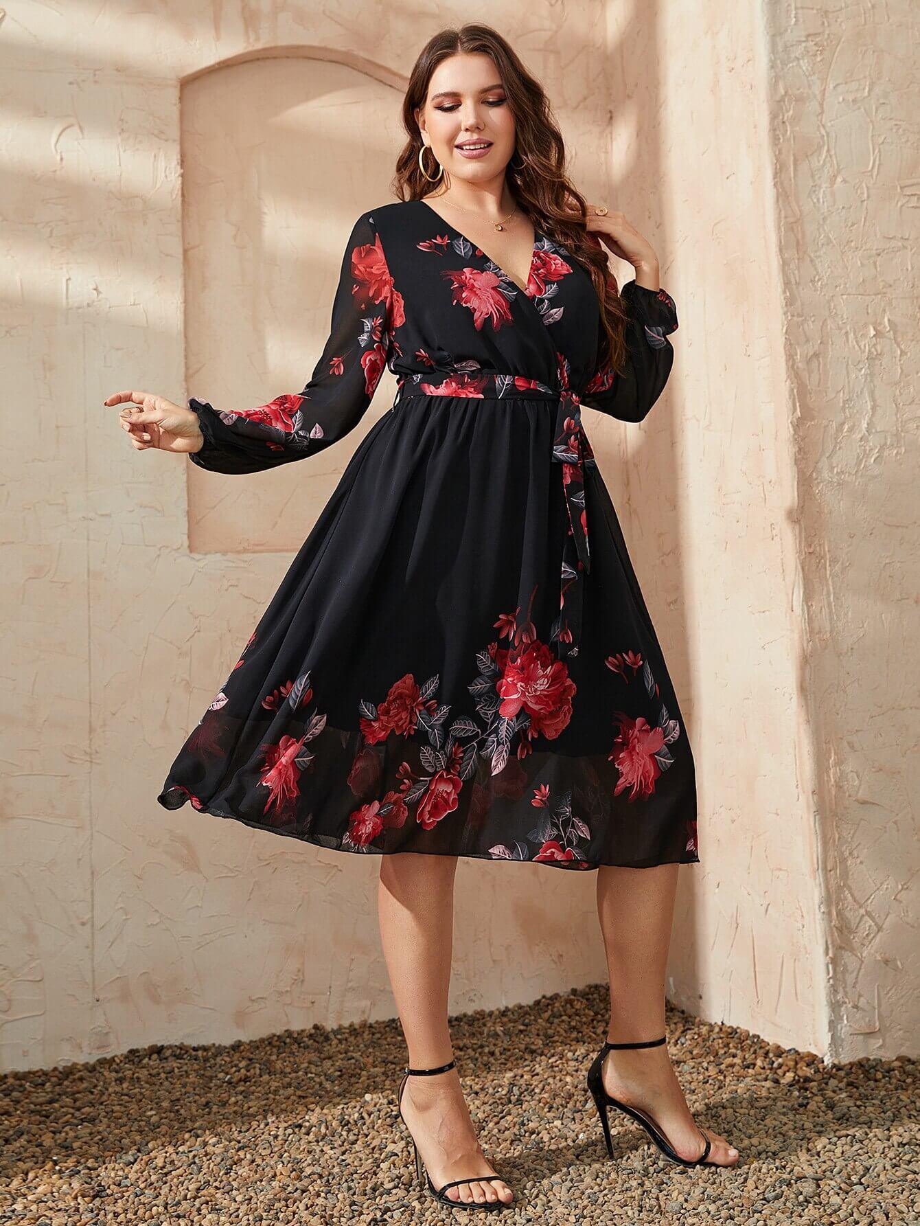 Women’s Wrap Dress Venise Plus Size