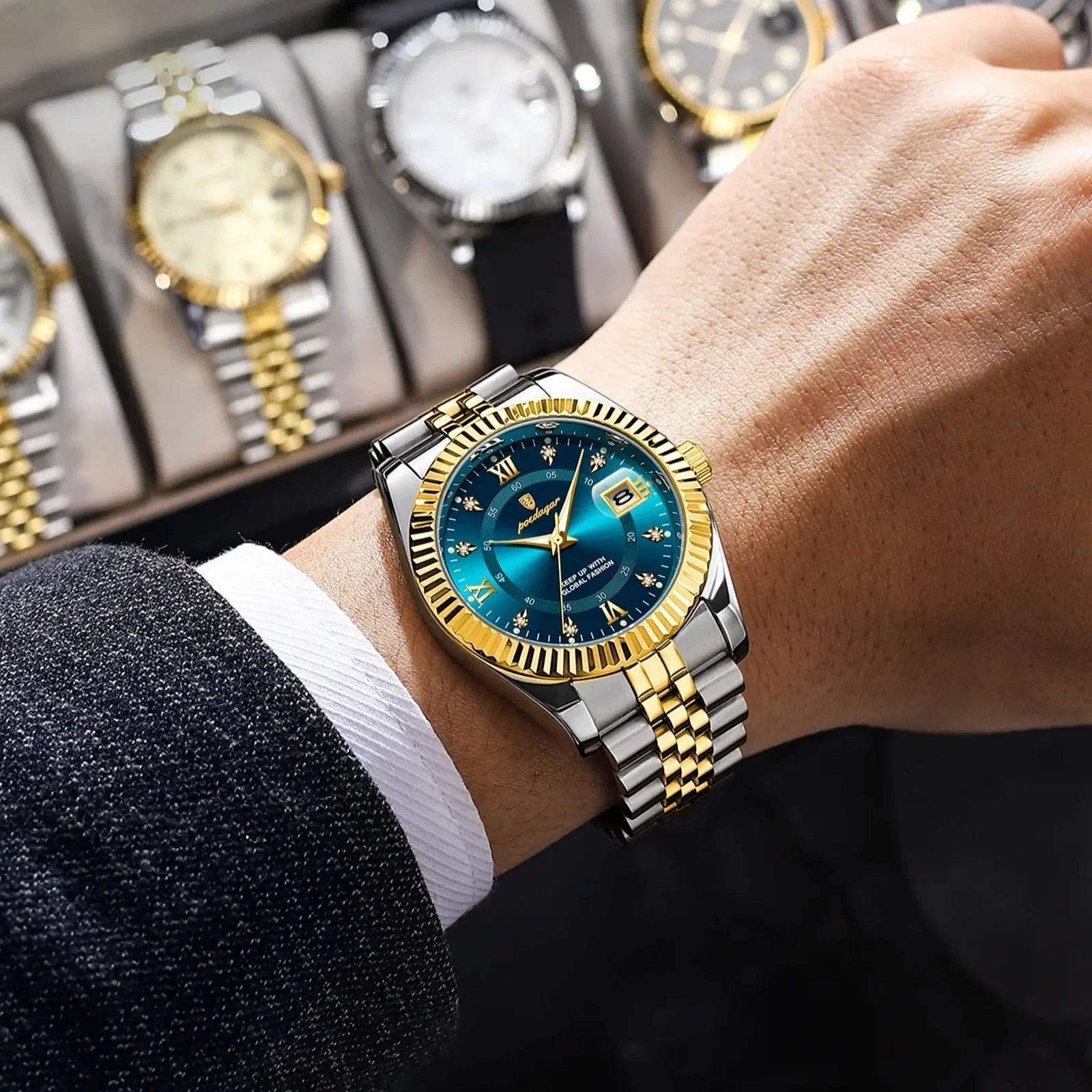 Poedagar Luxury Waterproof Men's Watch