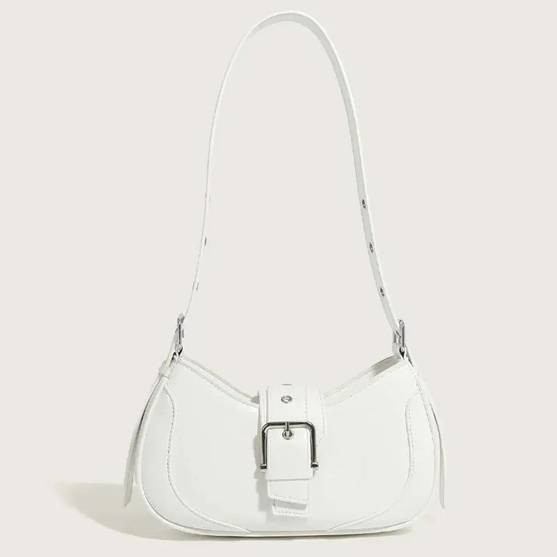Women’s Buckle Baguette Bag