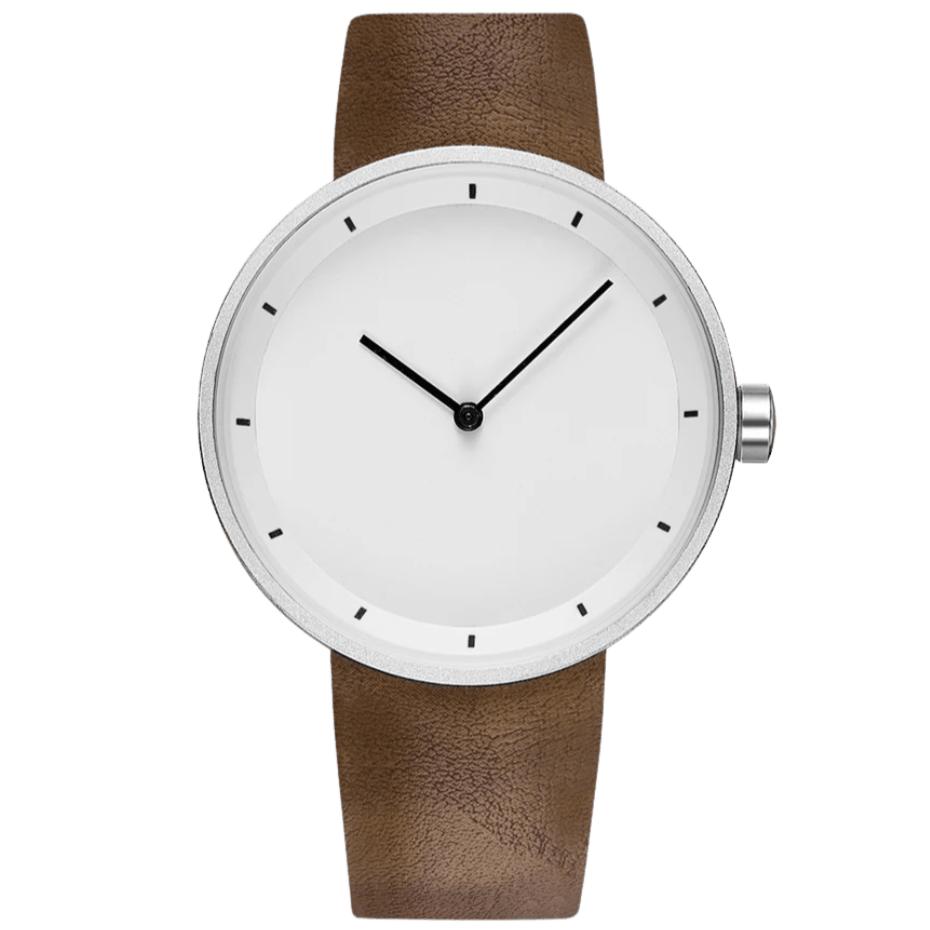 Deri Kayışlı Klasik Minimalist Erkek Saati