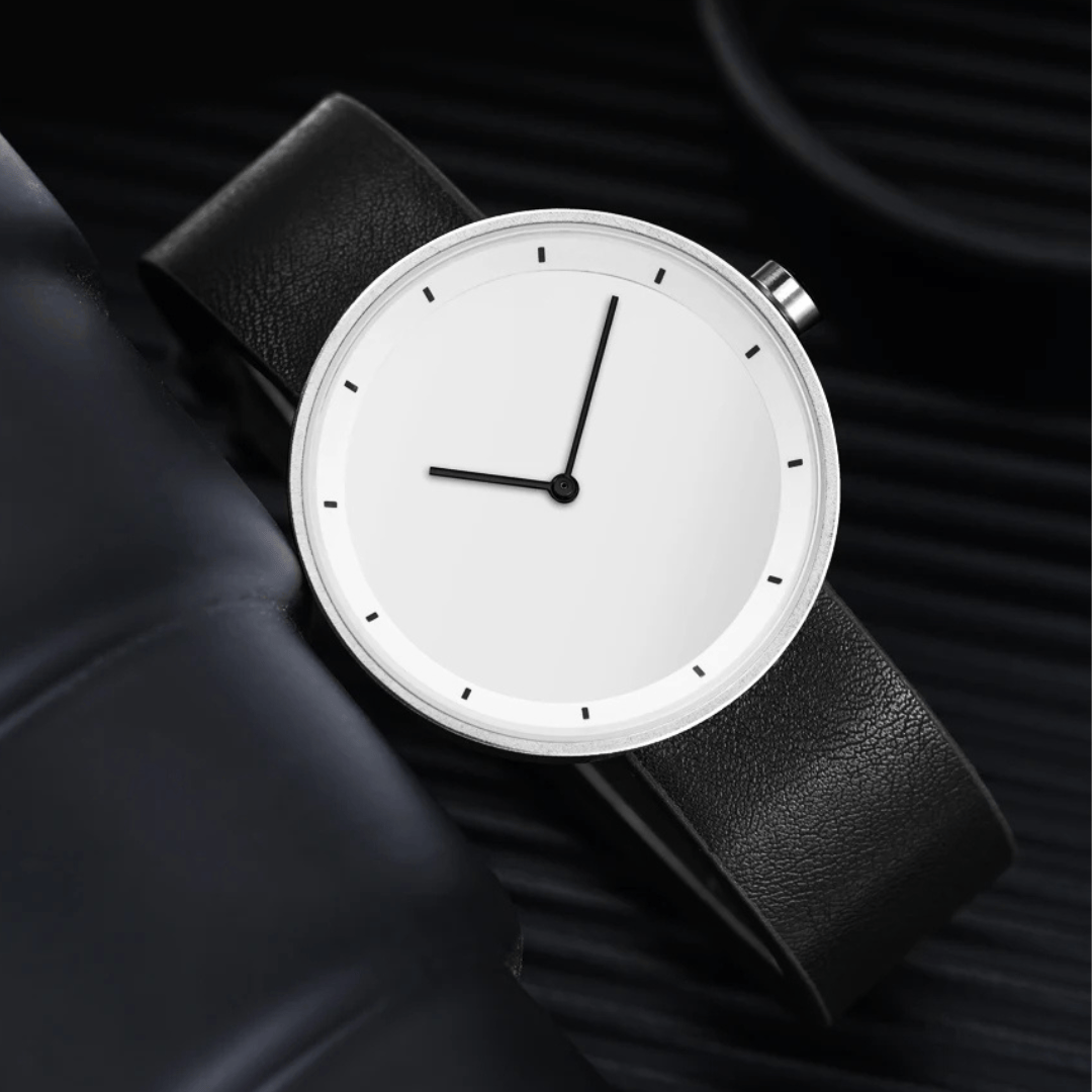 Deri Kayışlı Klasik Minimalist Erkek Saati