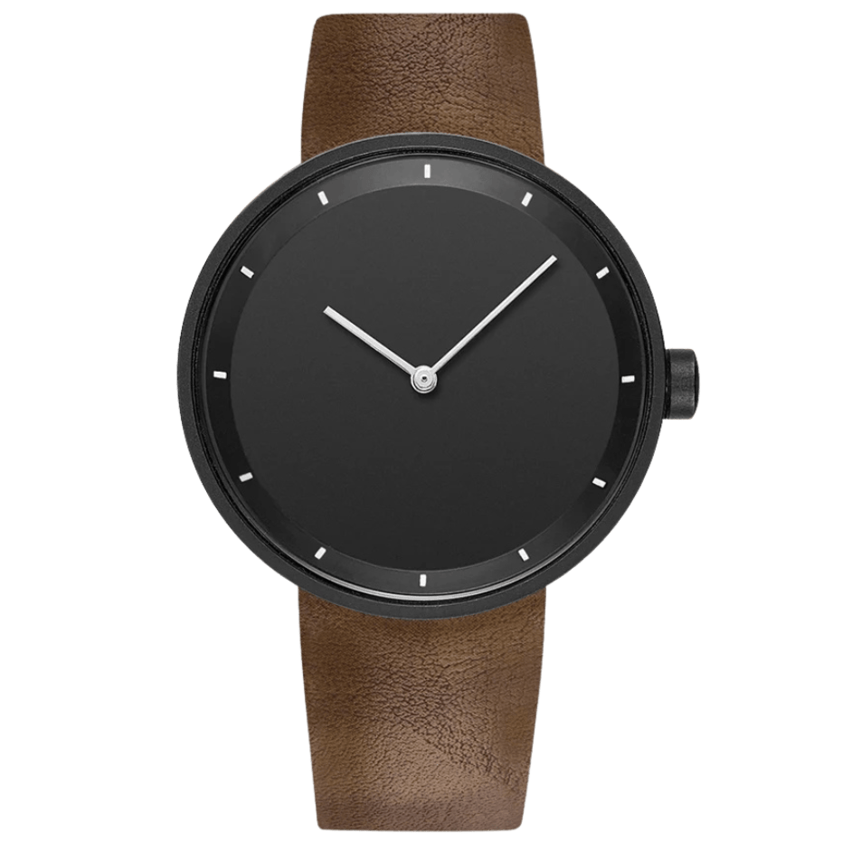 Deri Kayışlı Klasik Minimalist Erkek Saati