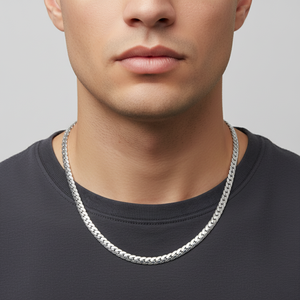 Royal Steel 316L Duo Set – 6mm Necklace + Bracelet