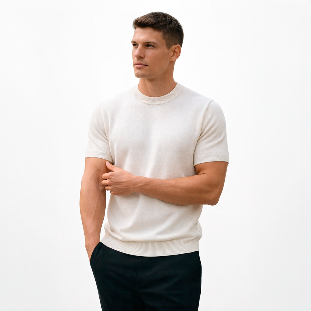 T-shirt in cashmere Auro