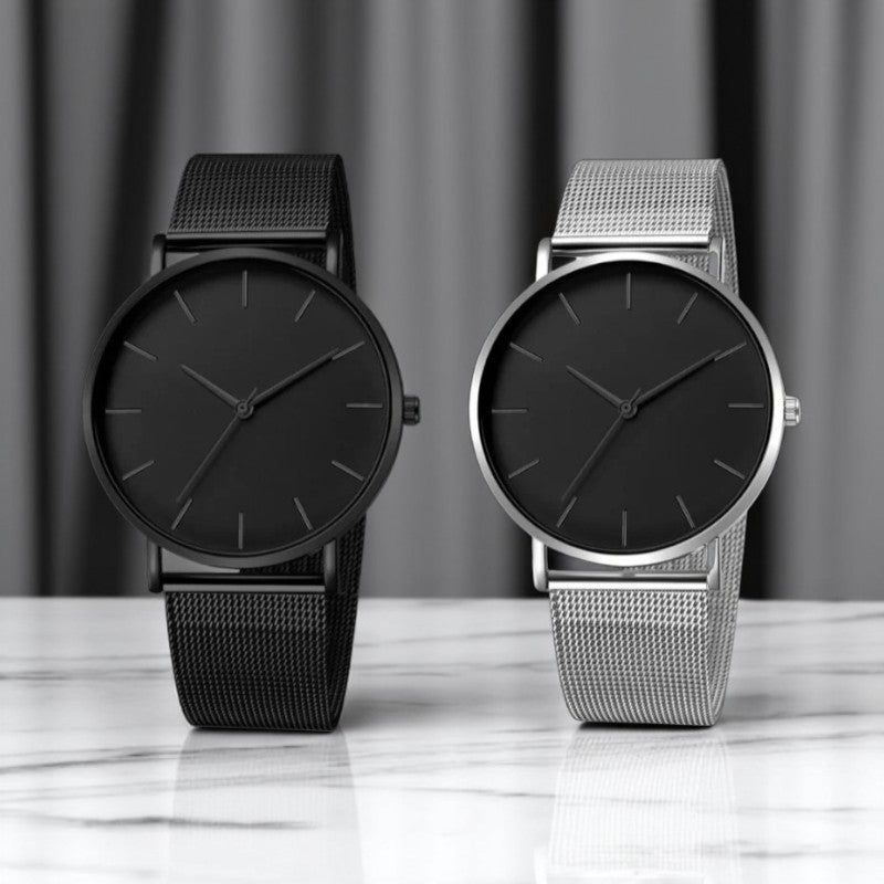 Men’s Classic Minimalist Stainless Steel Watch