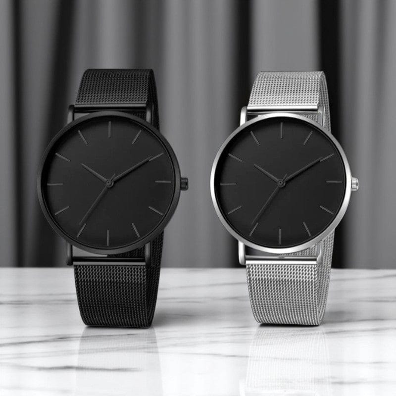 Erkek Klasik Minimalist Paslanmaz Çelik Saat