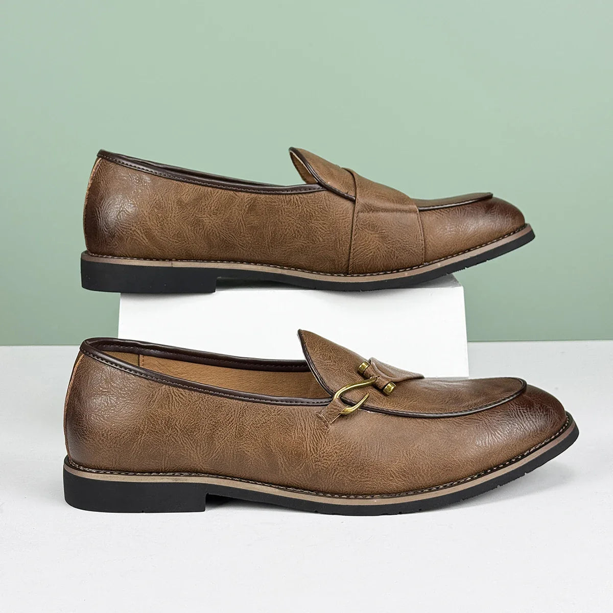Pelle D'Oro Leather Loafers