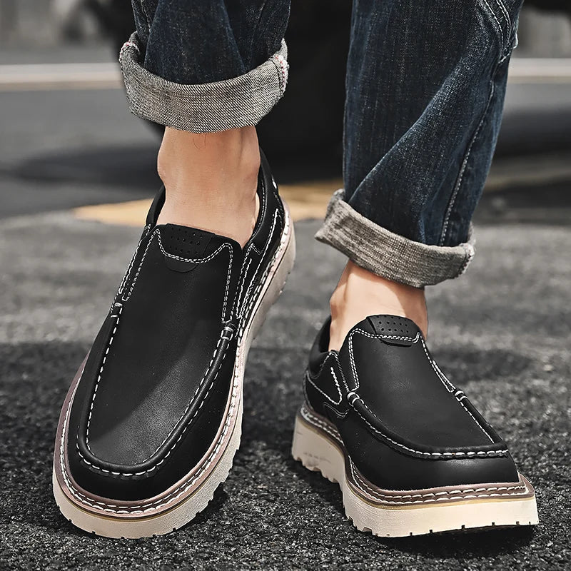 Mocassins de couro Torino