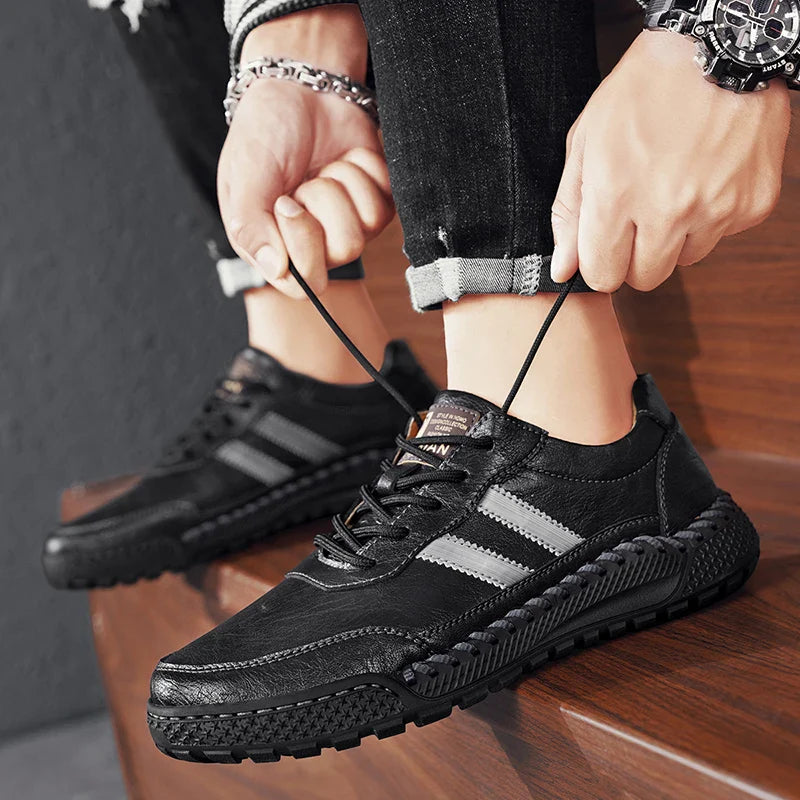 Sapatos de couro Verano