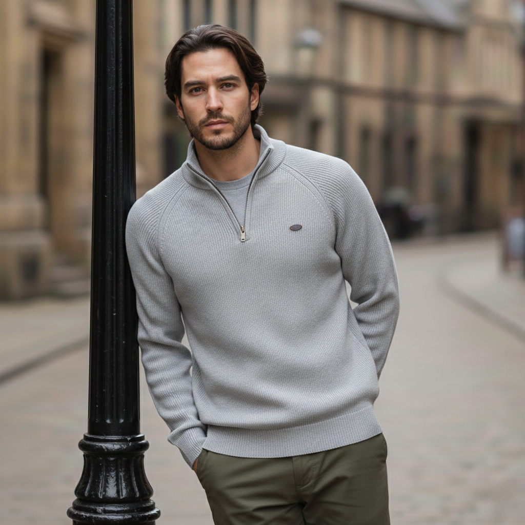 WoolForm™ Half-Zip Knit Sweater