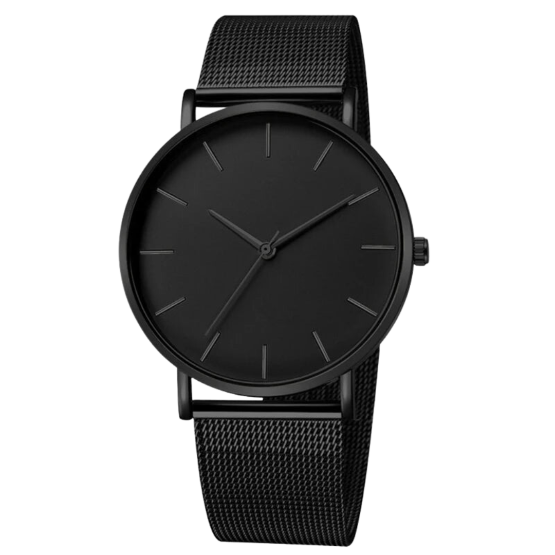 Men’s Classic Minimalist Stainless Steel Watch