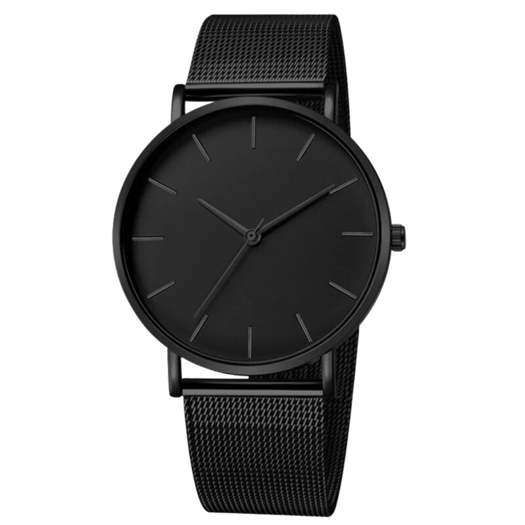 Erkek Klasik Minimalist Paslanmaz Çelik Saat