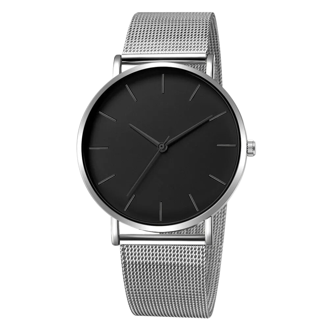 Men’s Classic Minimalist Stainless Steel Watch