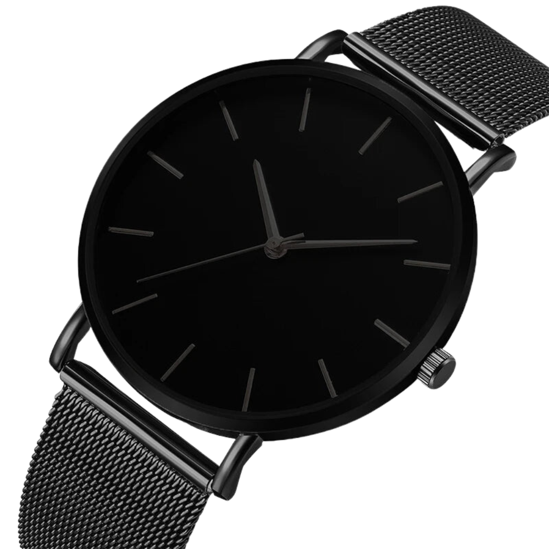 Men’s Classic Minimalist Stainless Steel Watch