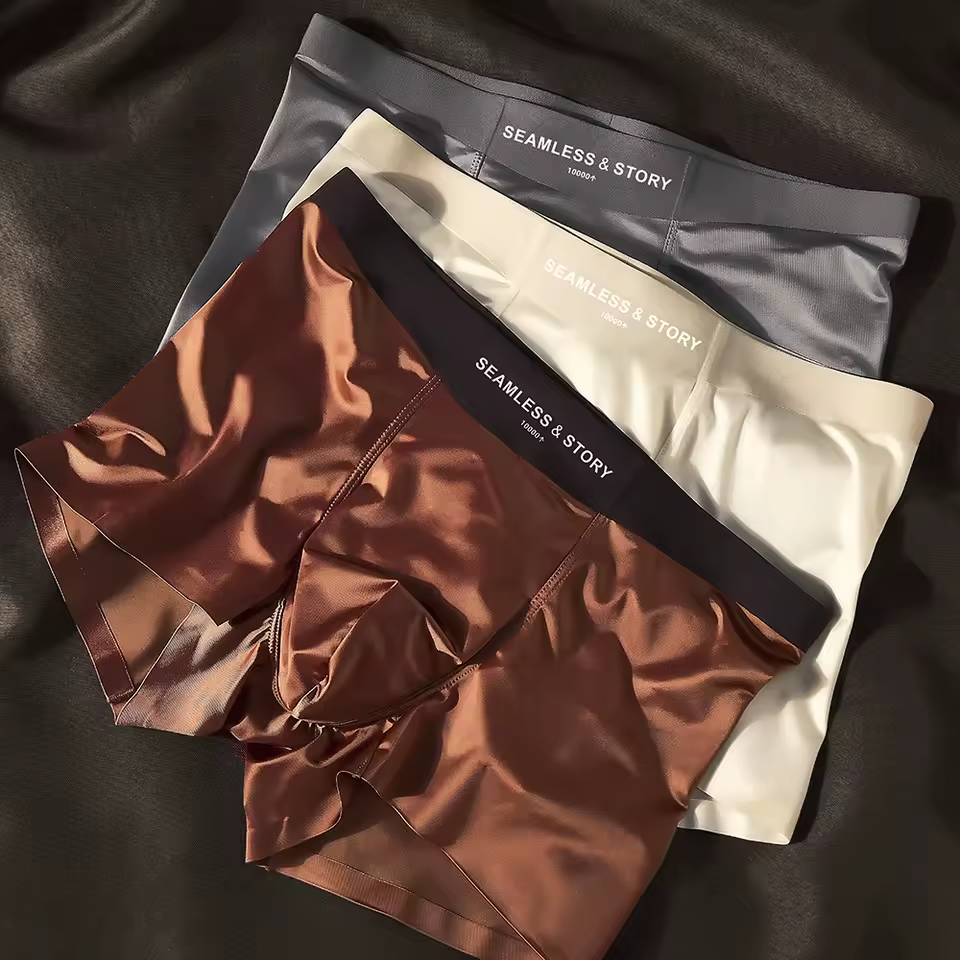 [Multi-Packs] Luxe Boxer™ – Premium Silk Underwear + Free Wallet Included