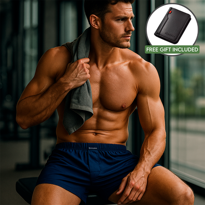 [Confezioni multiple] Boxer SoftStretch™ + portafoglio gratuito incluso