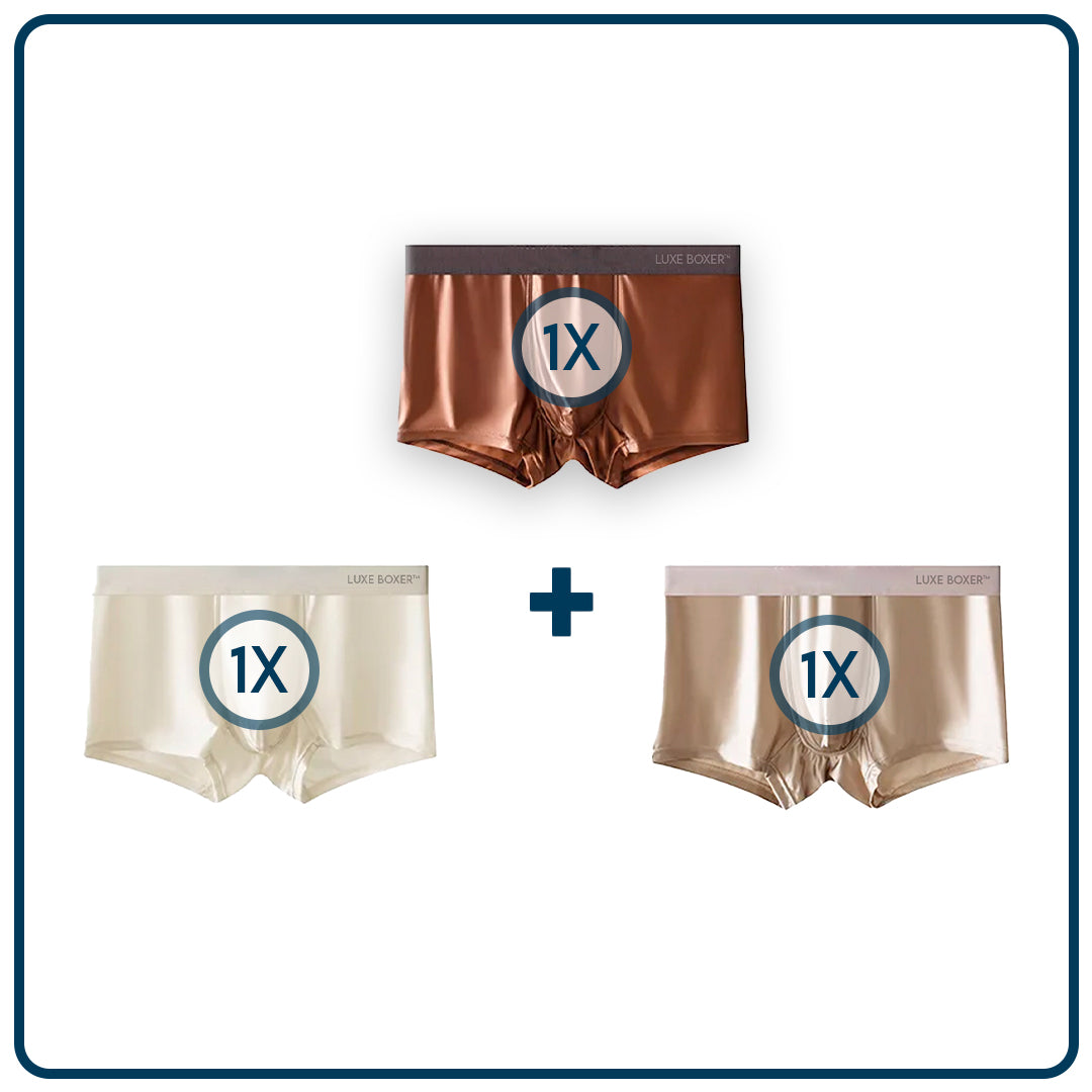 [Multi-Packs] Luxe Boxer™ – Premium Silk Underwear + Free Wallet Included