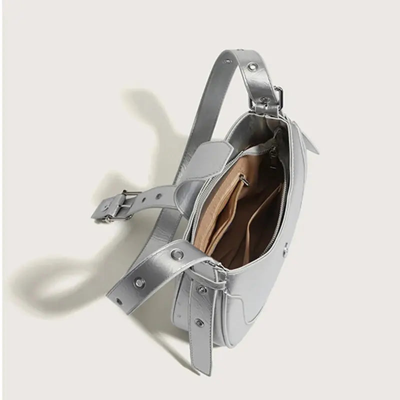 Women’s Buckle Baguette Bag