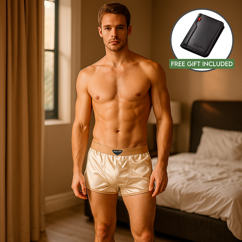 [Multi-Packs] SatinFlex™ Boxers + Free Wallet Included