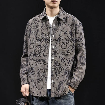 Camicia con graffiti Artflow
