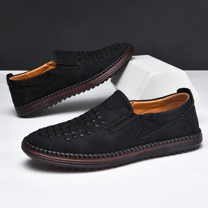 Braveno læder loafers
