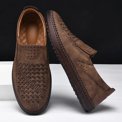 Braveno læder loafers