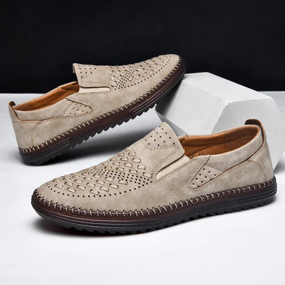 Braveno læder loafers