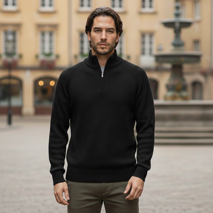 WoolForm™ Half-Zip Knit Sweater