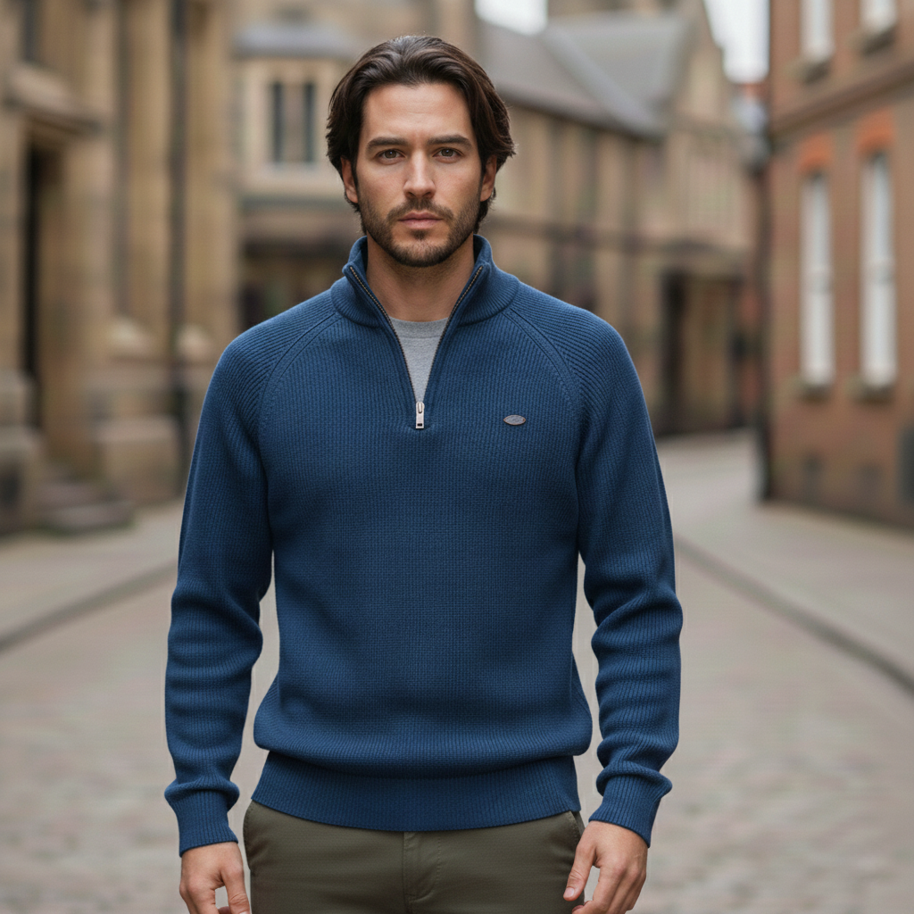 WoolForm™ Half-Zip Knit Sweater